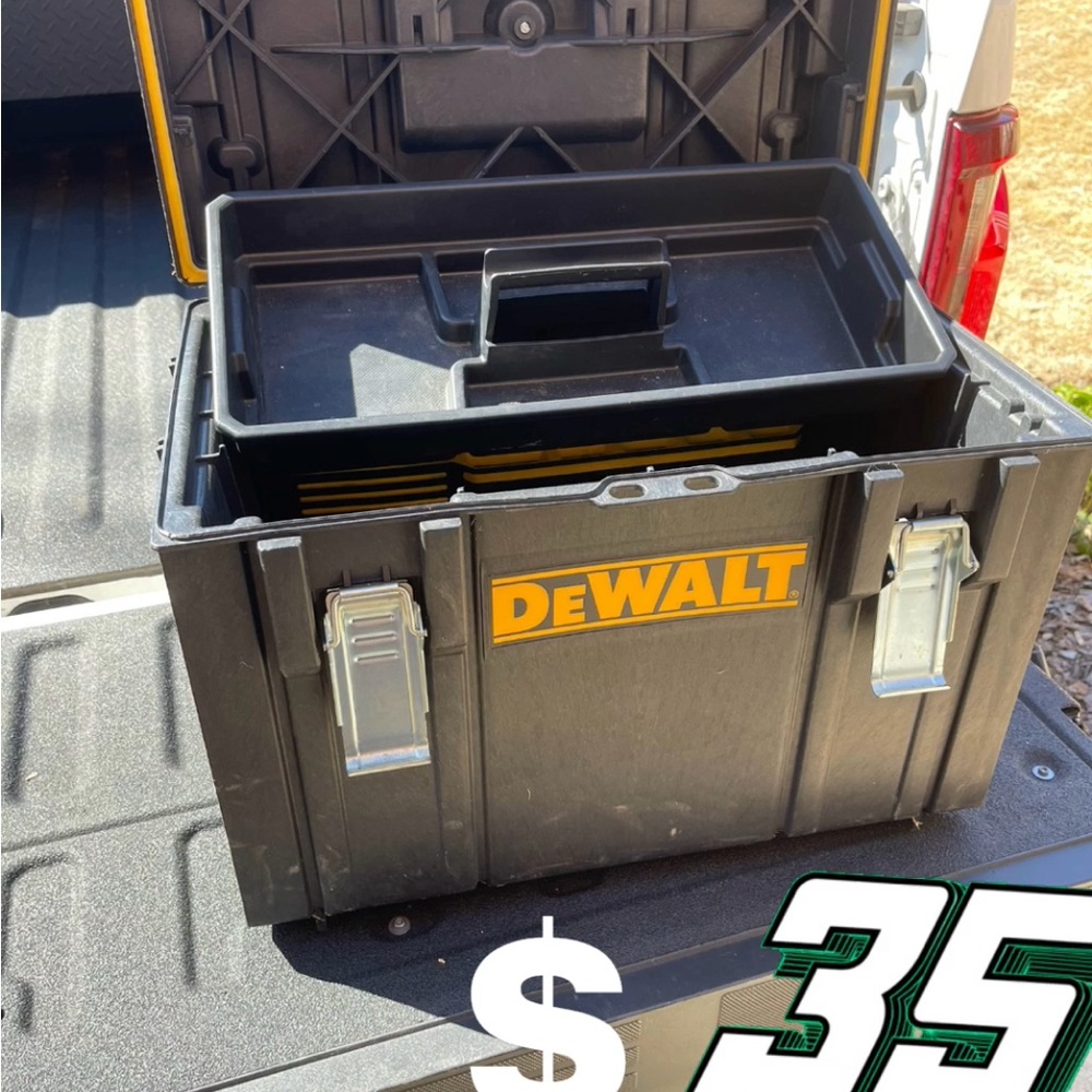 DeWalt Black Tool Storage Box